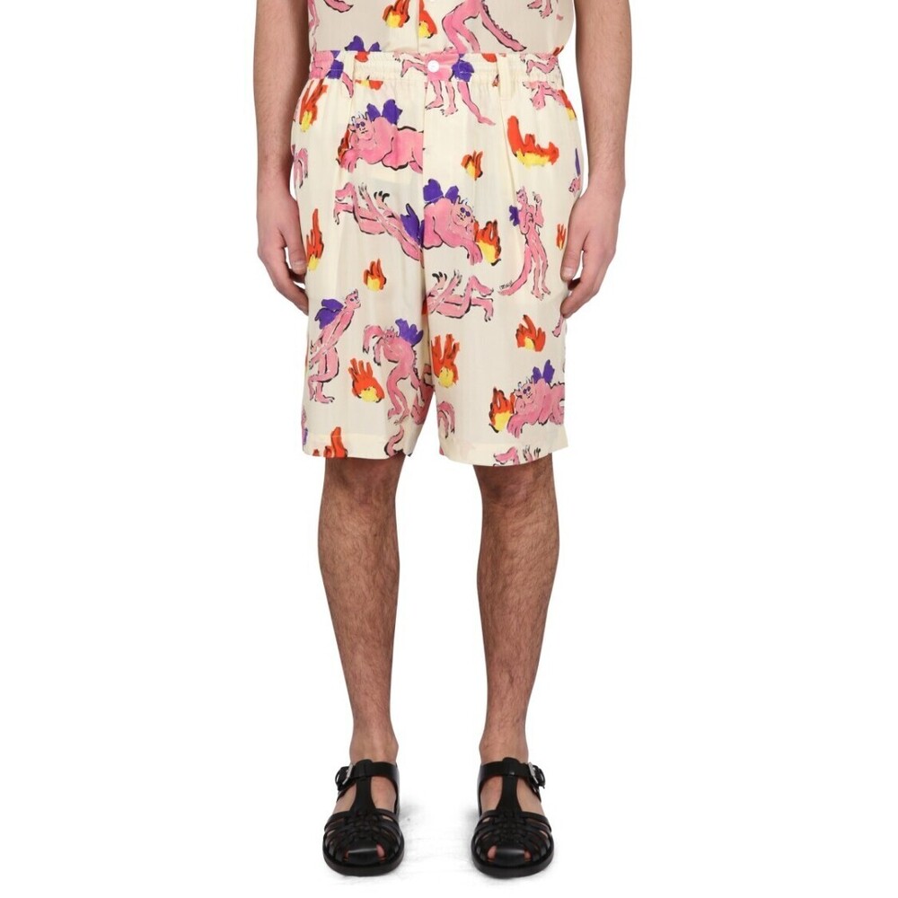 Marni Playful Print Bermuda Shorts